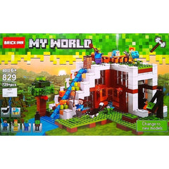 829 JISI MY WORLD WATERFALL BLOCKS 729PCS Default Title - MamasJan Toys