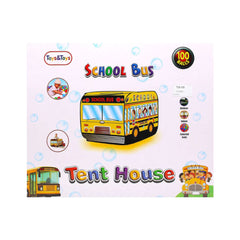 TH-SB SCHOOL BUSS TENT HOUSE 100BALLS Default Title - MamasJan Toys