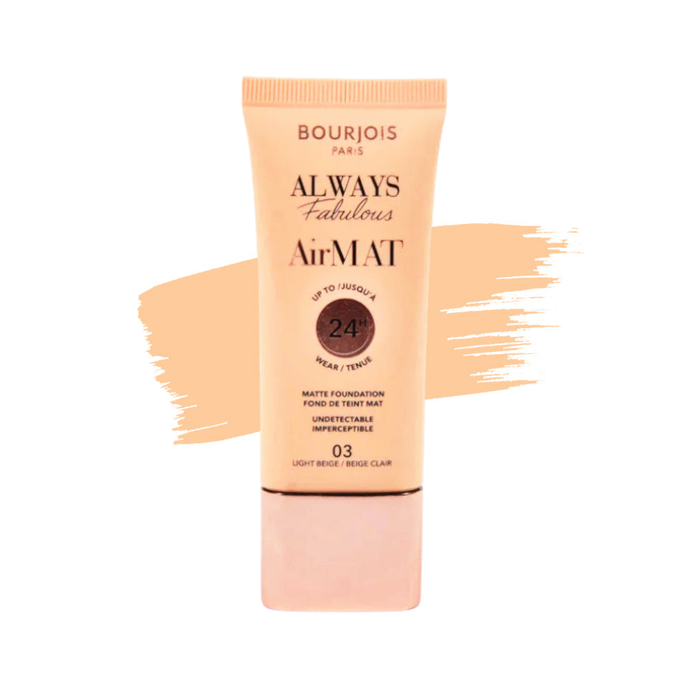 BJS ALWAYS FABULOUS AIR MAT FAOUNDATION LIGHT BEIGE 03 30ML Default Title - MamasJan Makeup