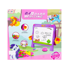 WB-P1 PONY WRITING BOARD 2IN1 Default Title - MamasJan Toys