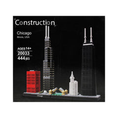 20033 LPN CHICAGO CONSTRUCTION BLOCKS 444PCS Default Title - MamasJan Toys