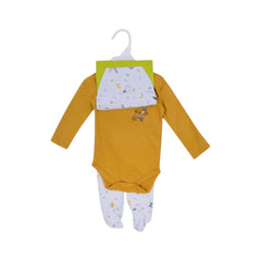 BOYS L/S 3PC PAJAMA SUIT L/W MZS-25 0-3M M&P001 Default Title - MamasJan KidsWear