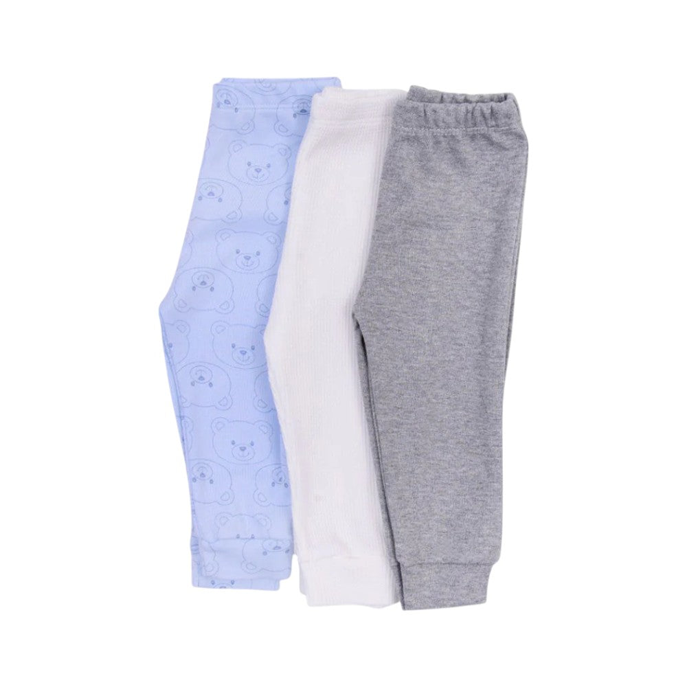 BABY 3PC PAJAMA MZS-25 6-9M M009B Default Title - MamasJan KidsWear
