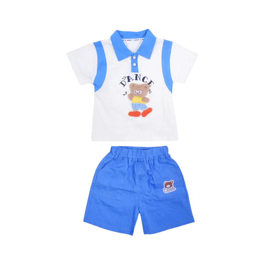 BOY S/S 2PC KNICKER SUIT MZS-25 12-18M BS-13 W/G Default Title - MamasJan KidsWear