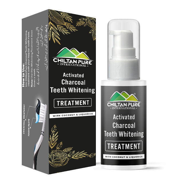 Activated Charcoal Teeth 🦷 Whitening Treatment - Whitens Teeth Naturally, Kills Cavity causing Bacteria & Eliminates Bad Breath