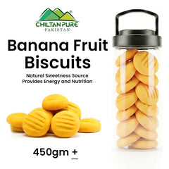 Banana Fruit Biscuit / Banana Fruit Cookies / Made With Organic Desi Butter, Bakery Biscuit
