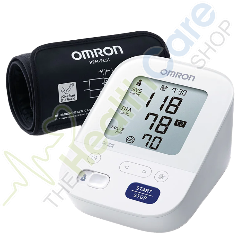 Omron M3 Comfort Reliable Accurate Blood Pressure Monitor - The Healthcare Shop Pakistan