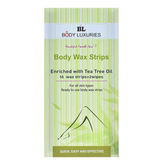 Body Luxuries Body Wax Strips Tea Tree Oil 16S