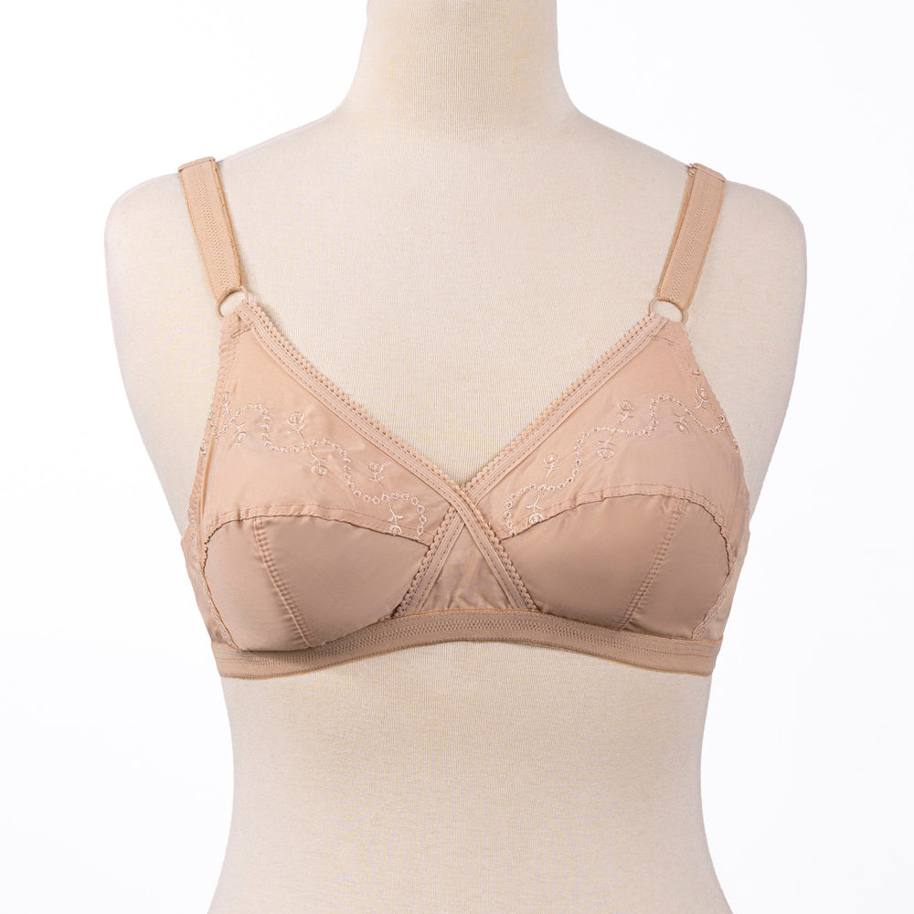 BELLEZA CROSS ELEGANT BRA WHITE / 46-D - MamasJan Lingerie