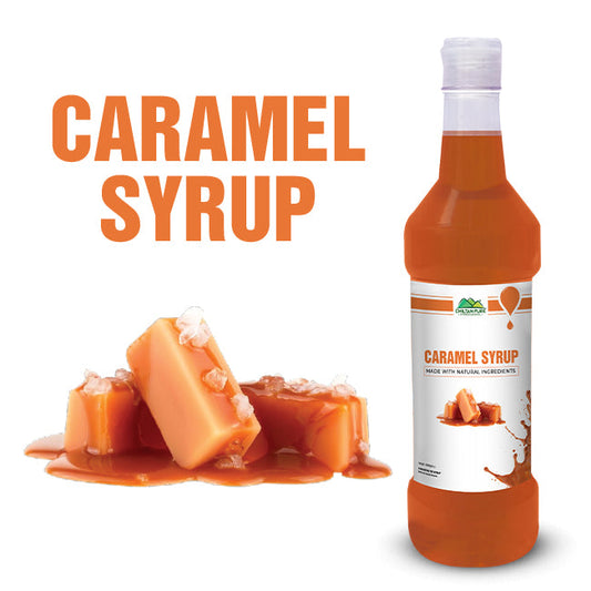 Caramel Syrup - Rich, Creamy & Buttery Sweetness for Coffee, Shakes & Desserts