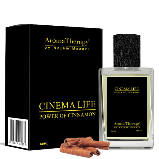 Cinema Life Natural Perfume - Embrace the Warmth of Cinnamon and Nature (Blend of Mont Blanc & Aventus creed)