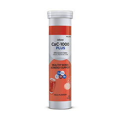 Cac-1000 Plus Cola Flavor Effervescent Tablets (1 Bottle = 20 Tablets)