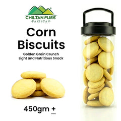Corn Biscuit / Corn Cookies / Made With Organic Desi Butter, Bakery Biscuit