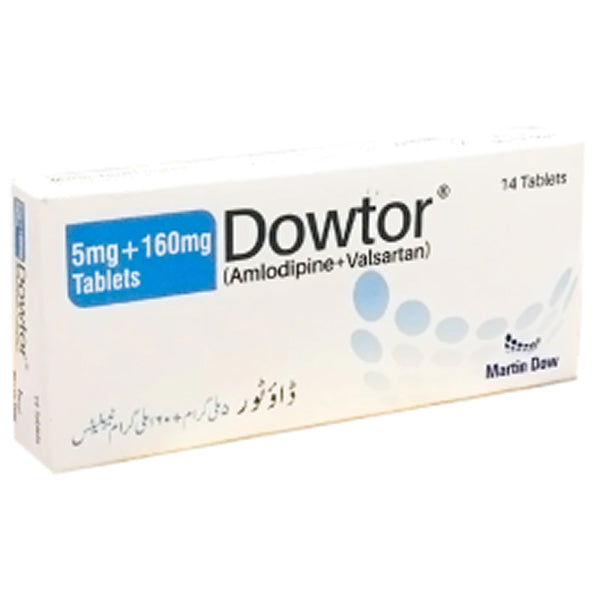 Dowtor Tablets 5mg+160mg (1 Box = 14 Tablets)