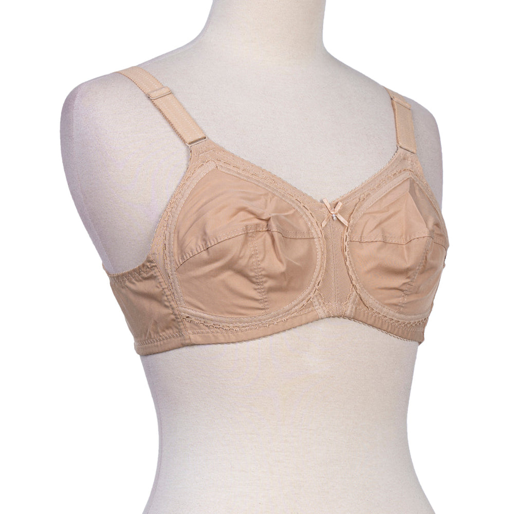 Belleza Lingerie Gentle Classic Cotton Bra - Skin 36 / C - MamasJan Lingerie