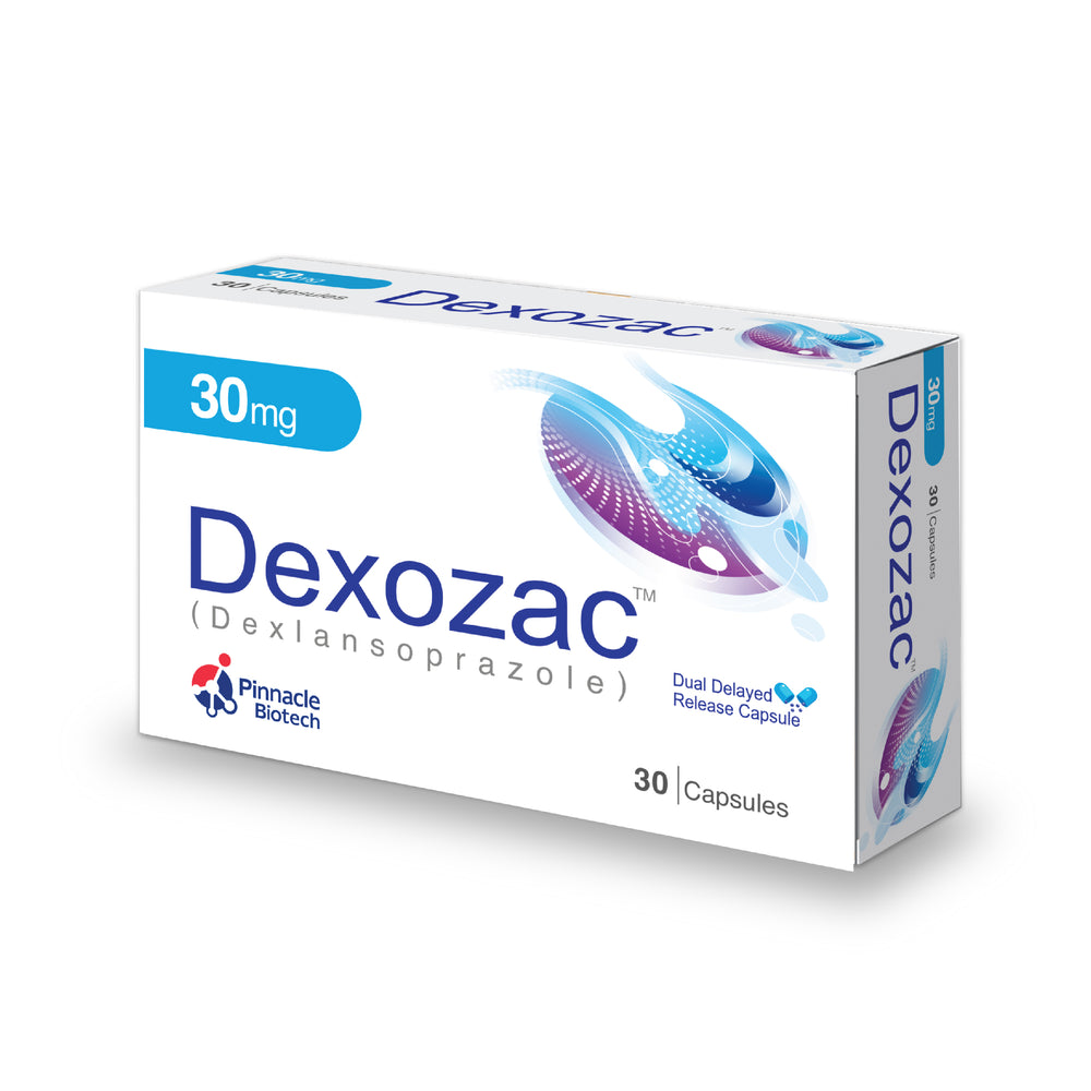 Dexozac Tablets 30mg (1 Box = 3 Strips) (1 Strip = 10 Tablets)