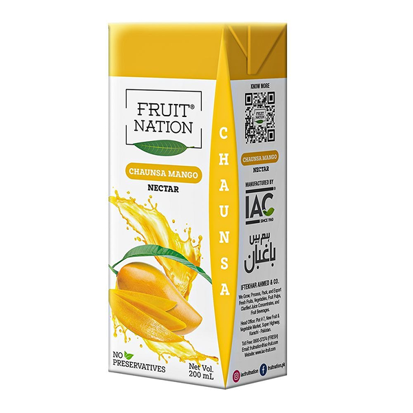 Fruit Nation Mango Premium Nectar 200ml