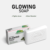 Glowing Natural Herbal Soap – Oil Free, Anti – Acne, Anti – Pigmentation & Enhances Skin’s Youthful Glow 110gm
