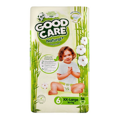 Good Care Natural Diapers Jumbo Pack Size XXL 6 56Pcs