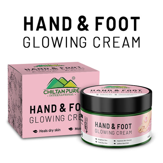 Hand & Foot Glowing CREAM 🦶✋ Formulated With Multi-Vitamins & Glowing Agents, Moisturizes, Soothes & Improves Skin Texture, Makes Skin Soft & Glowing