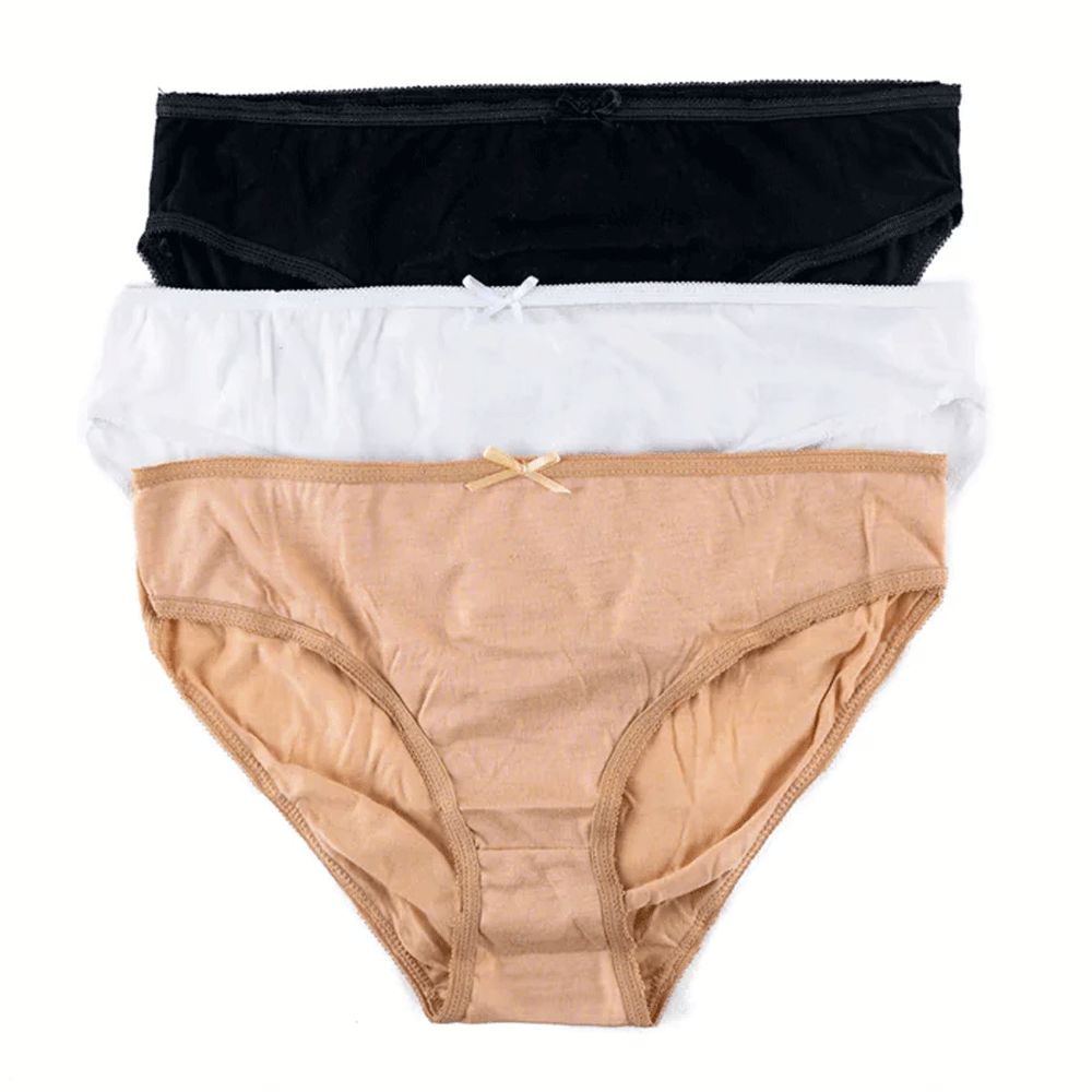 BELLEZA HIGH LEG 3 PACK PANTY PS-09 BASIC / XXL - MamasJan Lingerie