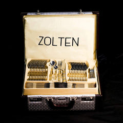CUTLERY SET D279GS 128PC ZOLTEN PC Default Title - MamasJan Crockery