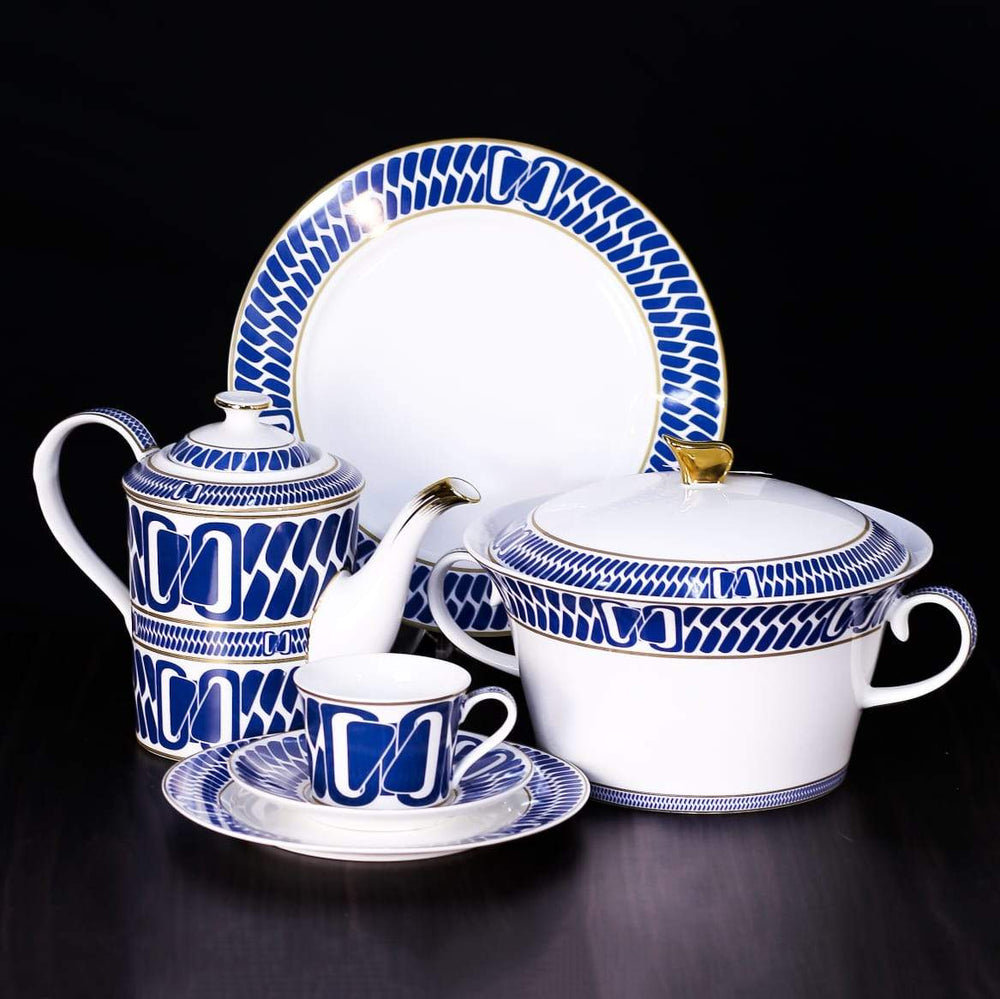 DINNER SET 85PC ROYAL BISTRO 85-676LB BASIC Default Title - MamasJan Crockery