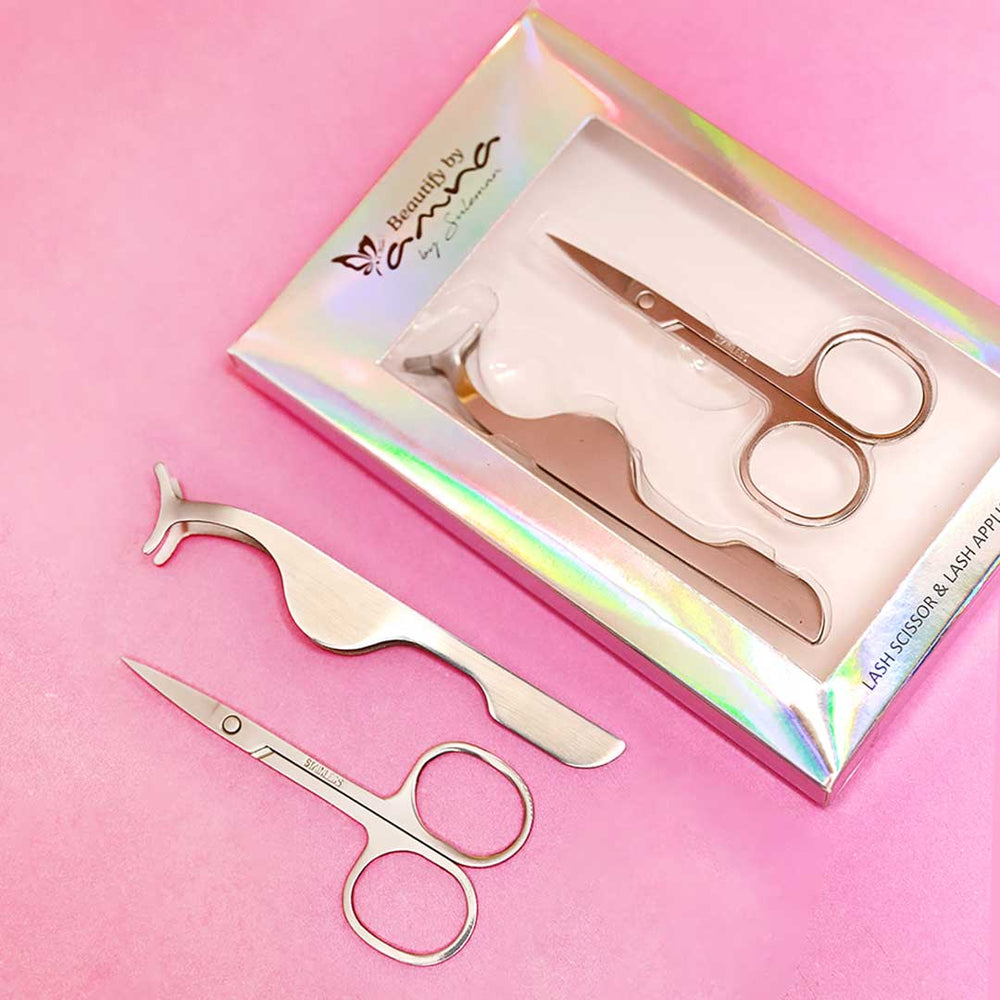 BEAUTY BY AMNA APPLICATOR AND SCISSOR Default Title - MamasJan Makeup