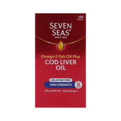 Seven Seas Cod Liver Oil Gelatin Free Default Title - MamasJan Medicine