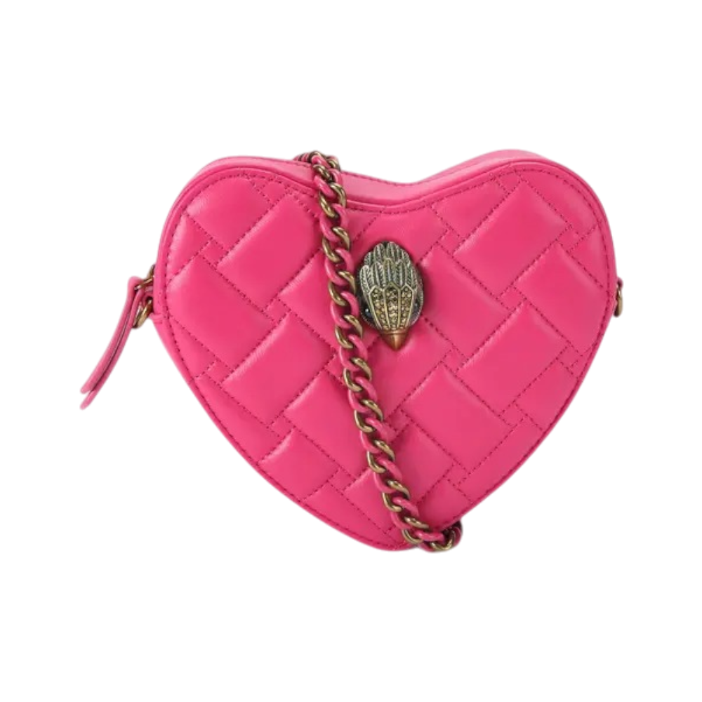 KURT GEIGER KENSINGTON HEART X BODY LERTHER (S) PINK COMB BA Default Title - MamasJan Ladies Shoes & Bags