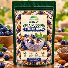 Instant Chia Pudding – Blueberry Almond – 200g