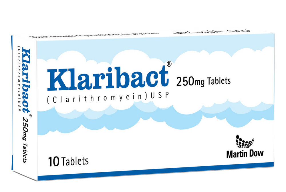 Klaribact Tablets 250mg (1 Box = 1 Strip)(1 Strip = 10 Tablets)