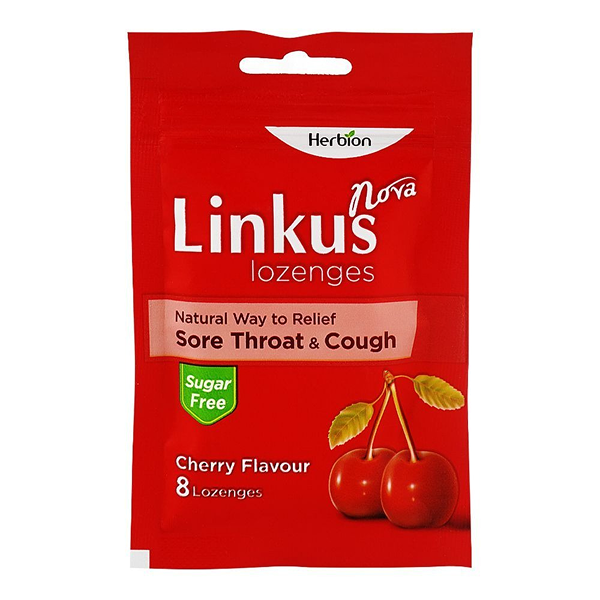 Linkus Nova Lozenges Cherry Sugar Free (1 Pack = 8 Lozenges)