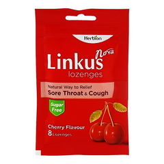 Linkus Nova Lozenges Cherry Sugar Free (1 Pack = 8 Lozenges)