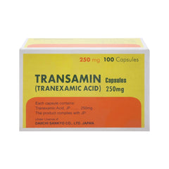TRANSAMIN 250MG CAP Box - MamasJan Medicen