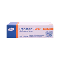 PONSTAN FORTE TAB 200S Stip - MamasJan Medicen
