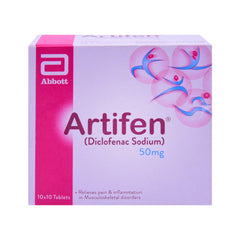 ARTIFEN 50MG TAB Strip - MamasJan Medicen