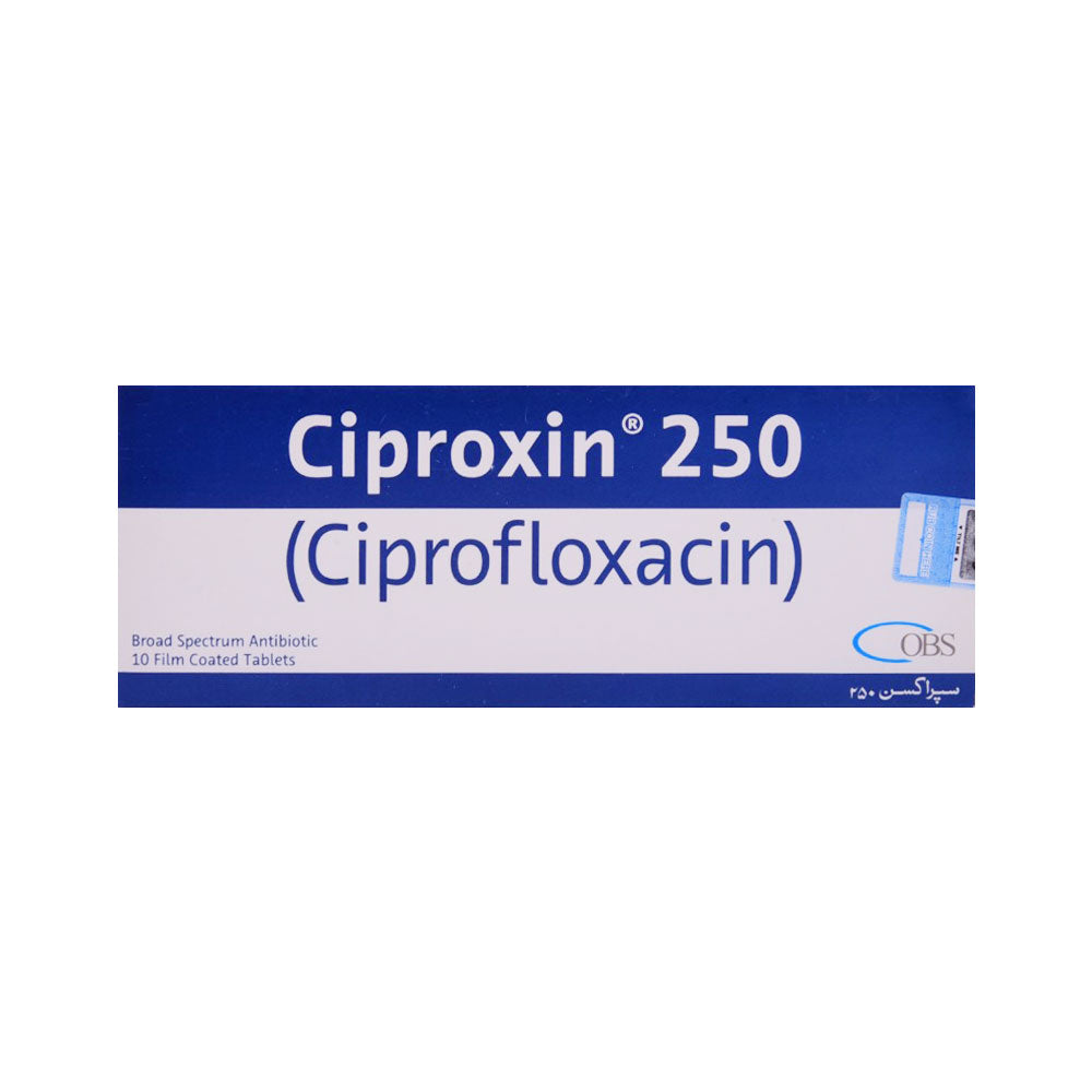 CIPROXIN 250MG TAB Default Title - MamasJan Medicen