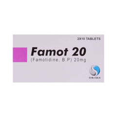 FAMOT 20MG TAB Stip - MamasJan Medicen