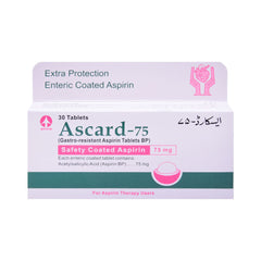 ASCARD 75MG TAB Strip - MamasJan Medicen
