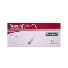 NEUROMET 500MCG TAB Strip - MamasJan Medicen