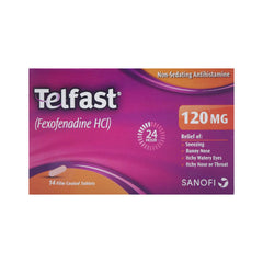 TELFAST 120MG TAB 14S Default Title - MamasJan Medicen