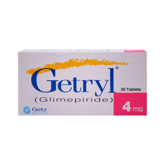 GETRYL 4MG TAB 30S Strip - MamasJan Medicen