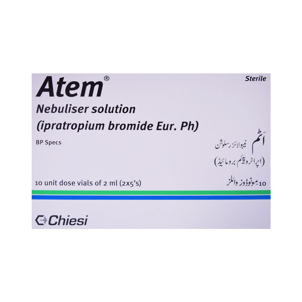 ATEM NEBULIZER SOLUTION 2ML 10S Strip - MamasJan Medicen