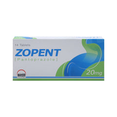 ZOPENT 20MG TAB Strip - MamasJan Medicen