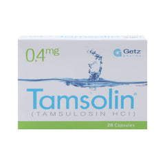 TAMSOLIN 0.4MG CAP 20$ (GETZ) Strip - MamasJan Medicen