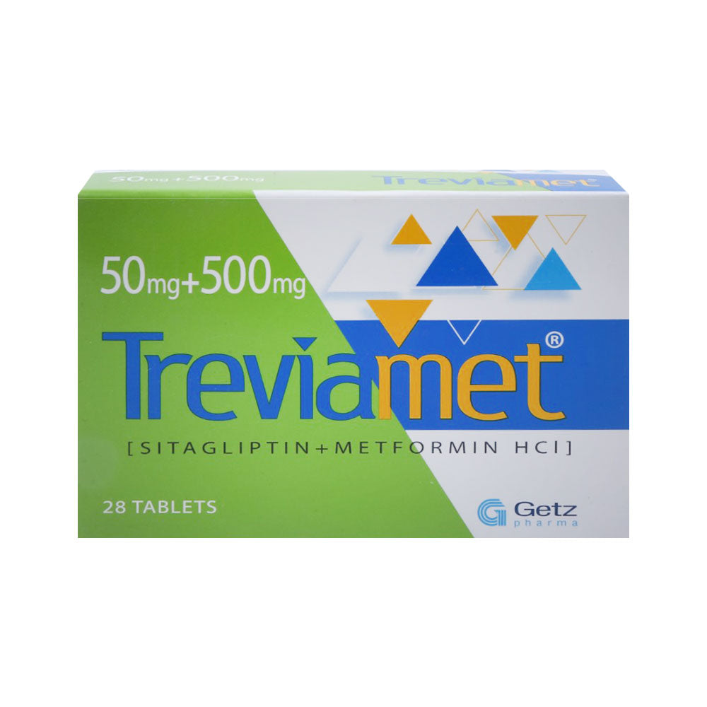 TREVIAMET 50/500MG TAB 28S Strip - MamasJan Medicen