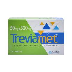 TREVIAMET 50/500MG TAB 28S Strip - MamasJan Medicen