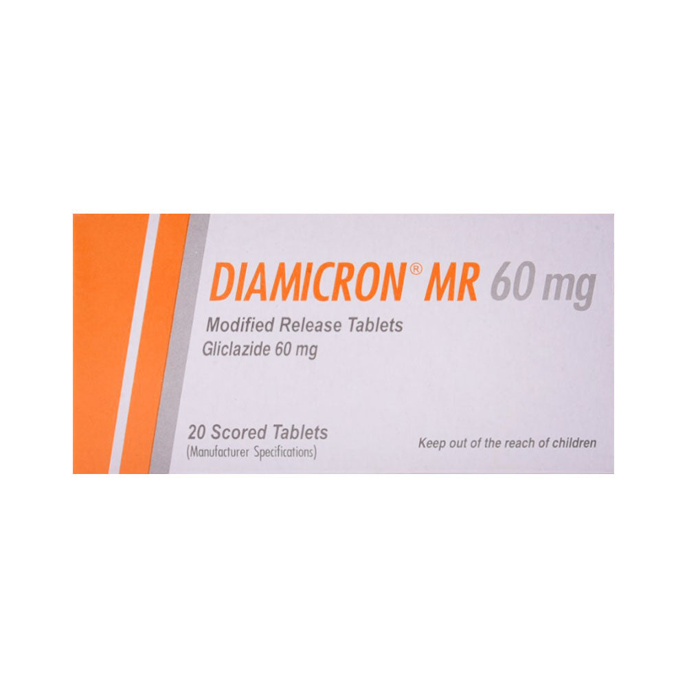 DIAMICRON MR 60MG TAB Strip - MamasJan Medicen