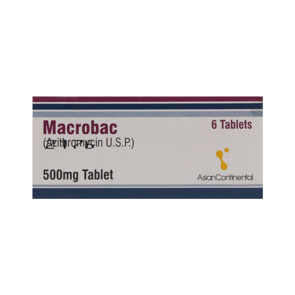 MACROBAC 500MG TAB 6S Default Title - MamasJan Medicen